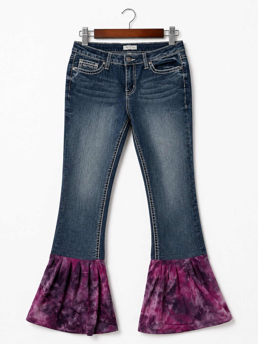 Soundgirl Reworkded Flare Denim Size 13 (Fits Large)