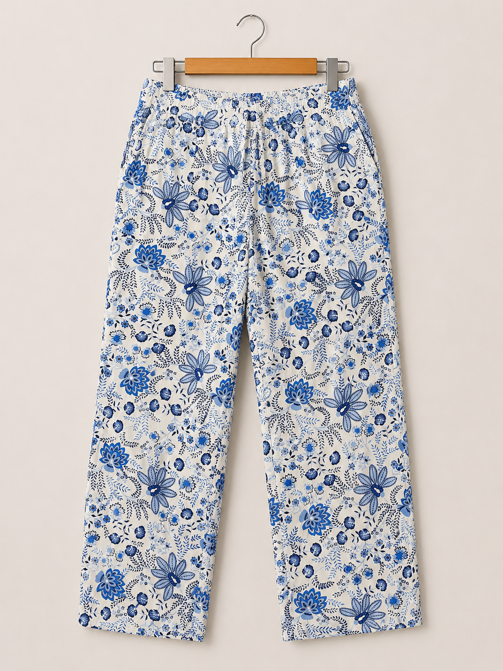 Stelk Parker Women's Floral Print Straight Leg Trousers – Size XL