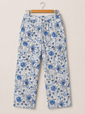 Stelk Parker Women's Floral Print Straight Leg Trousers – Size XL