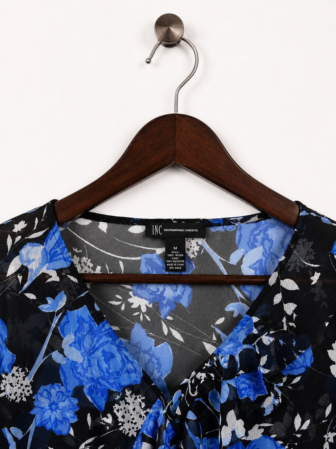 INC Floral Print Pullover Top
