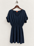 Joe Fresh V-Neck Smocked Waist Mini Dress - Size XL