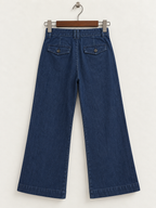 Lee Women’s Dark Wash High-Rise Wide Leg Jeans
