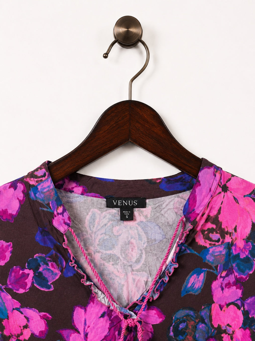 VENUS Women's Floral Print Pullover Top