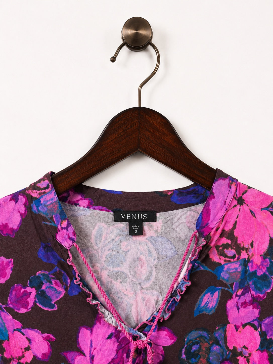 VENUS Women's Floral Print Pullover Top