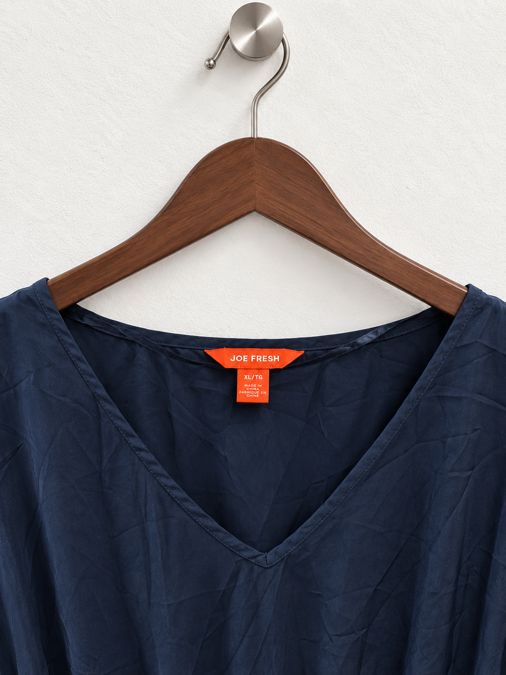 Joe Fresh V-Neck Smocked Waist Mini Dress - Size XL