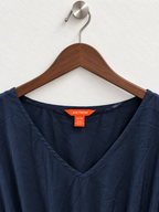 Joe Fresh V-Neck Smocked Waist Mini Dress - Size XL
