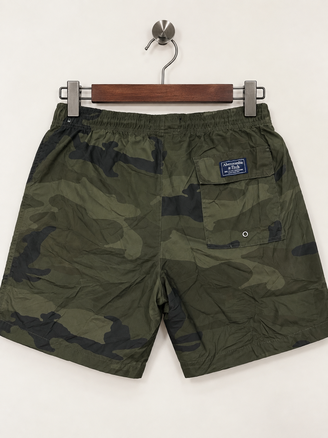 Abercrombie & Fitch Men's Camo Swim Shorts with Mesh Lining Size - L