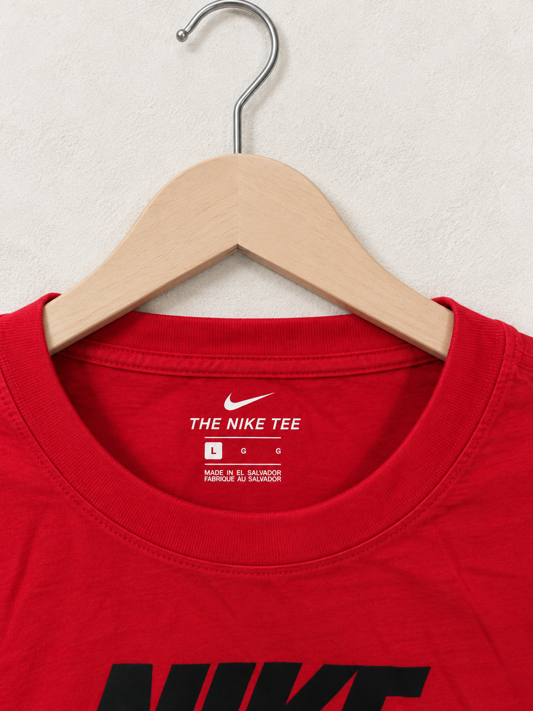 Nike Air Men's Red Graphic Crewneck T-Shirt - Size L