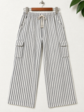 No Boundaries Elastic Waist Cargo Style Trouser Size - XL