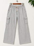 No Boundaries Elastic Waist Cargo Style Trouser Size - XL