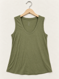 A New Day Women’s Olive Sleeveless Tank Top Size-L
