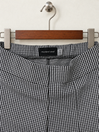 Mustard Seed Gingham Plaid Ruffled Flare Bottom Trousers Size-S