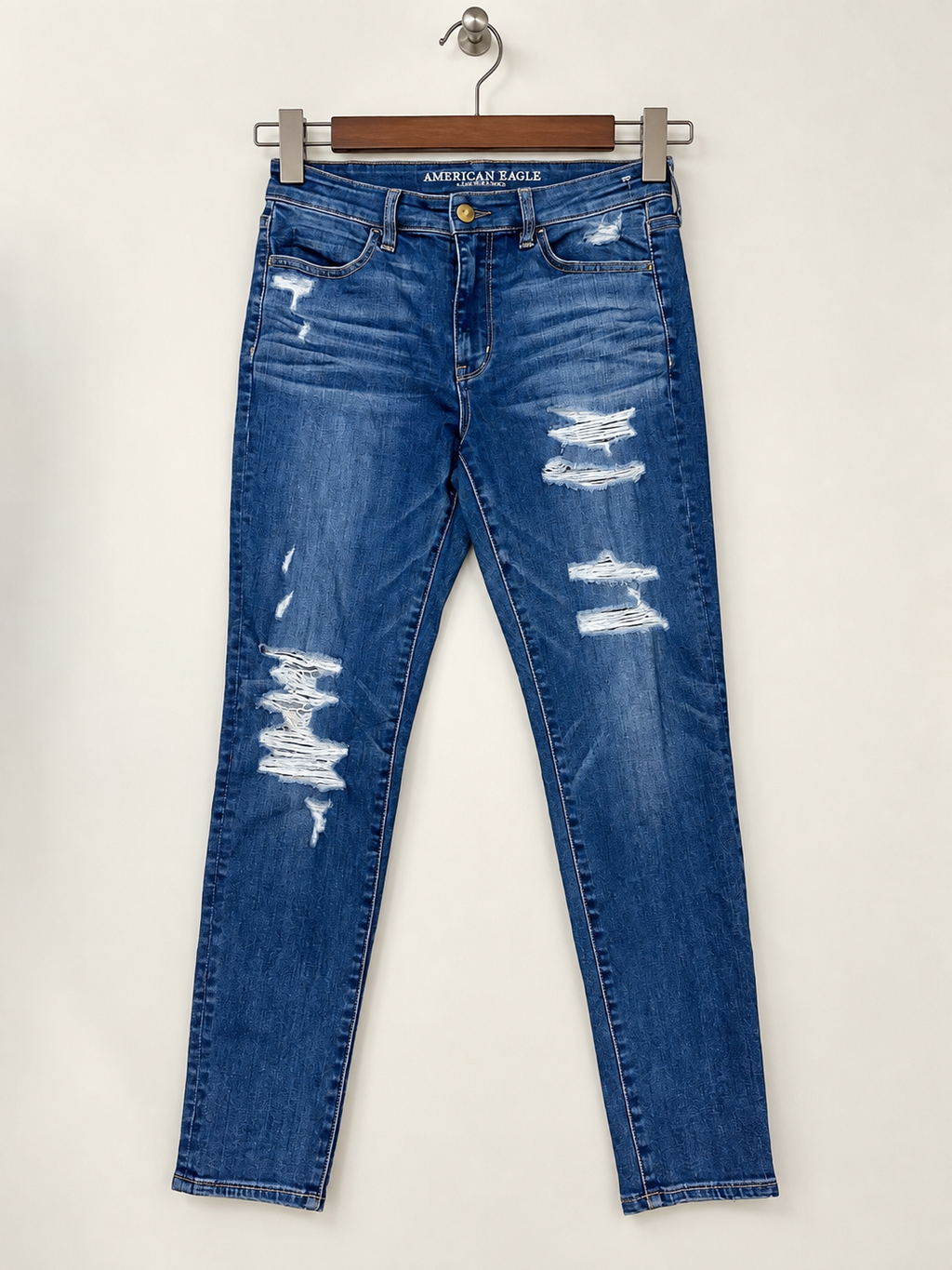 American Eagle Women's Distressed Denim Jeans