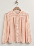 LOFT Women's Blush Pink Textured Shirt