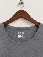32 Degrees Heat Women's Scoop Neck Lightweight Long Sleeve Tshirt - Grey (Size M)