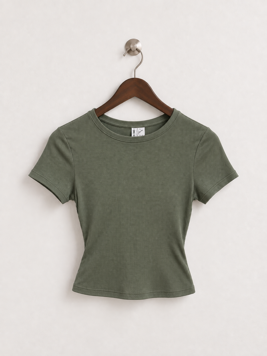 H&M Divided Ribbed Fitted Top - Size S