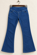 Women’s Crossover High-Rise Flare Denim Jeggings / Pants