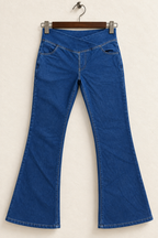 Women’s Crossover High-Rise Flare Denim Jeggings / Pants